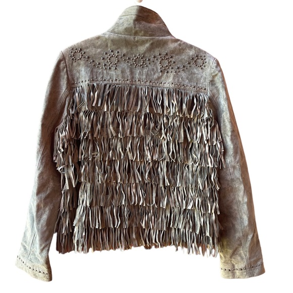 Scully Fringe Suede studded Leather Jacket Size XXL - Picture 4 of 11